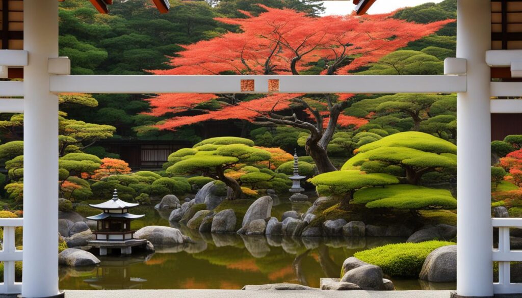 Kyoto temple gardens