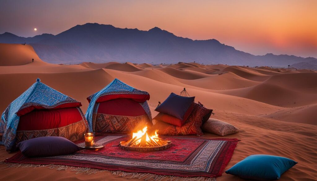 Bedouin camp in Oman