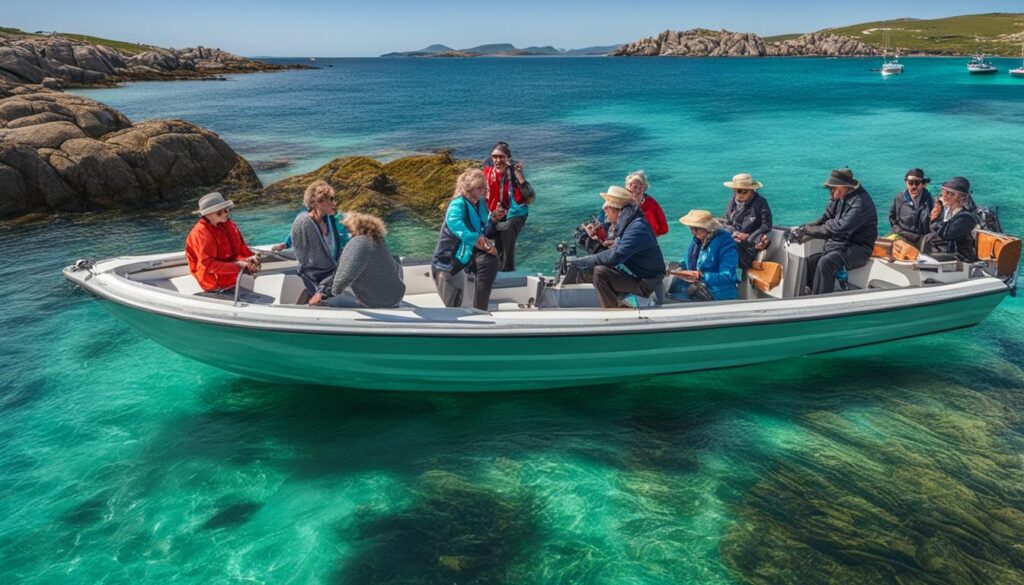 Boat trip in Isles of Scilly