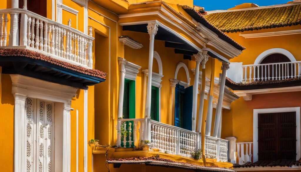 Colonial architecture in Cartagena