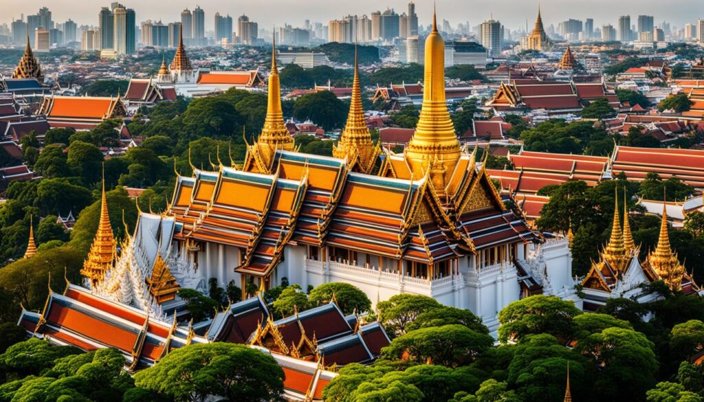 Grand Palace and Wat Phra Kaew in Bangkok