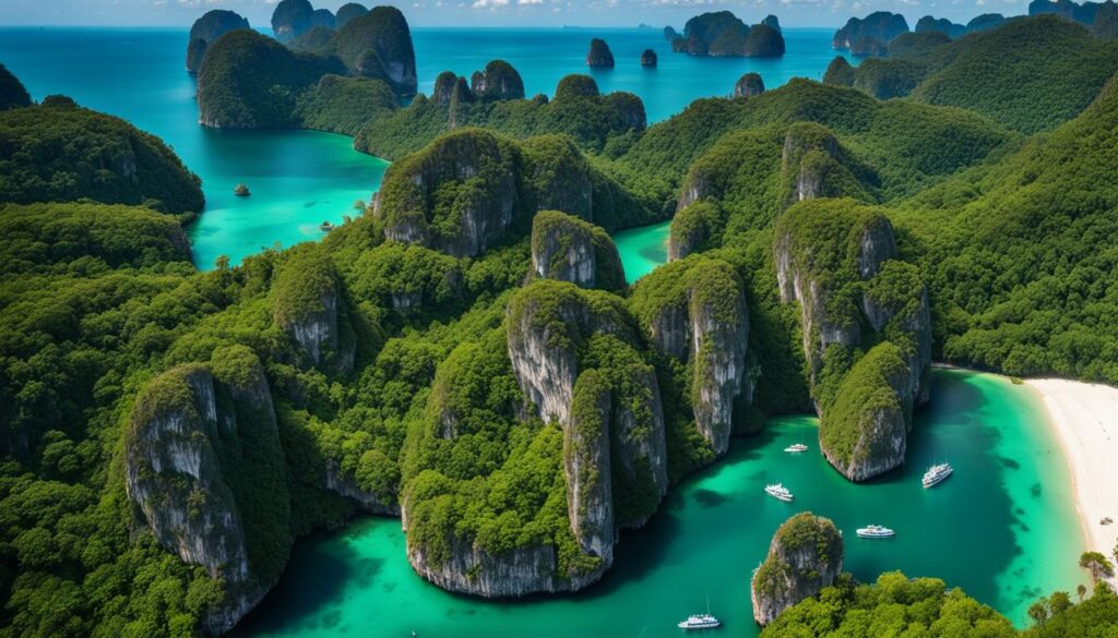 Krabi limestone cliffs