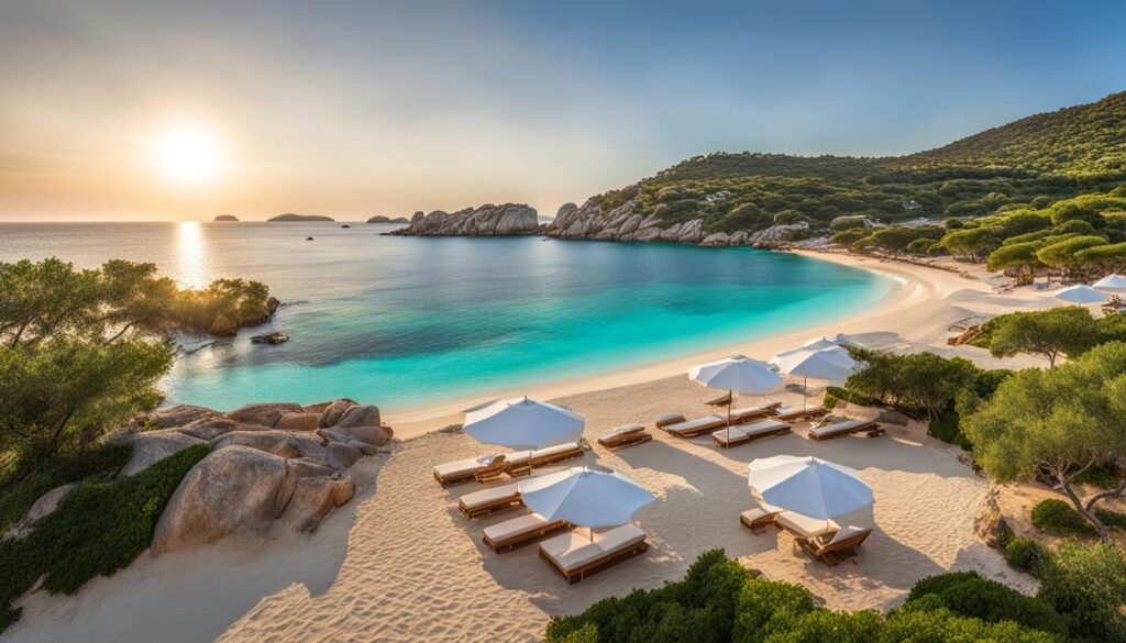 Luxurious Costa Smeralda Beach