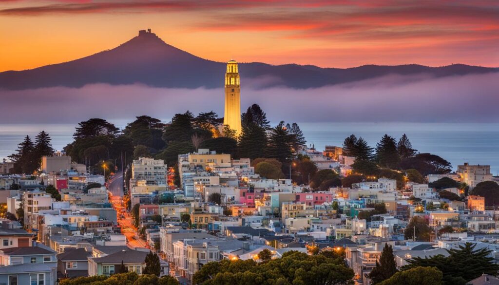 North Beach, Mission District, and Telegraph Hill