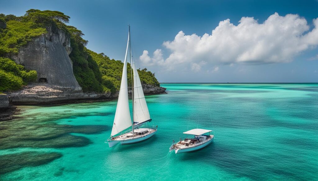 Sailing in Zanzibar