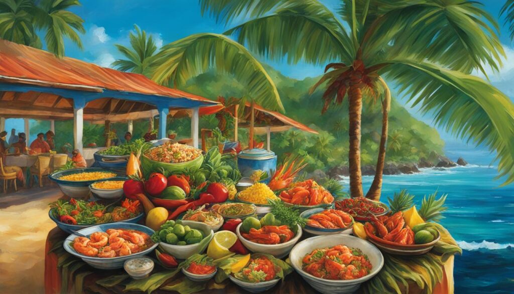 San Martin Island Caribbean Cuisine