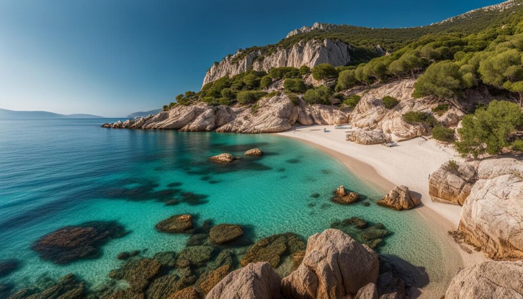 Secluded Cala Gonone Coastline