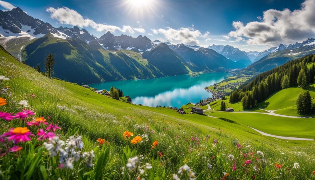 Serene Alpine Beauty of Switzerland