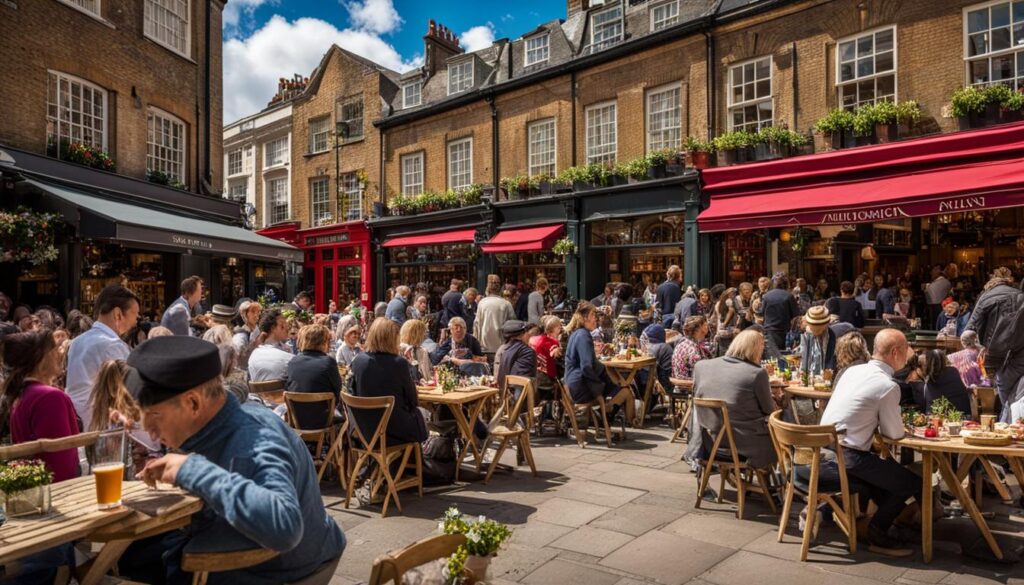 Shopping and dining in Covent Garden