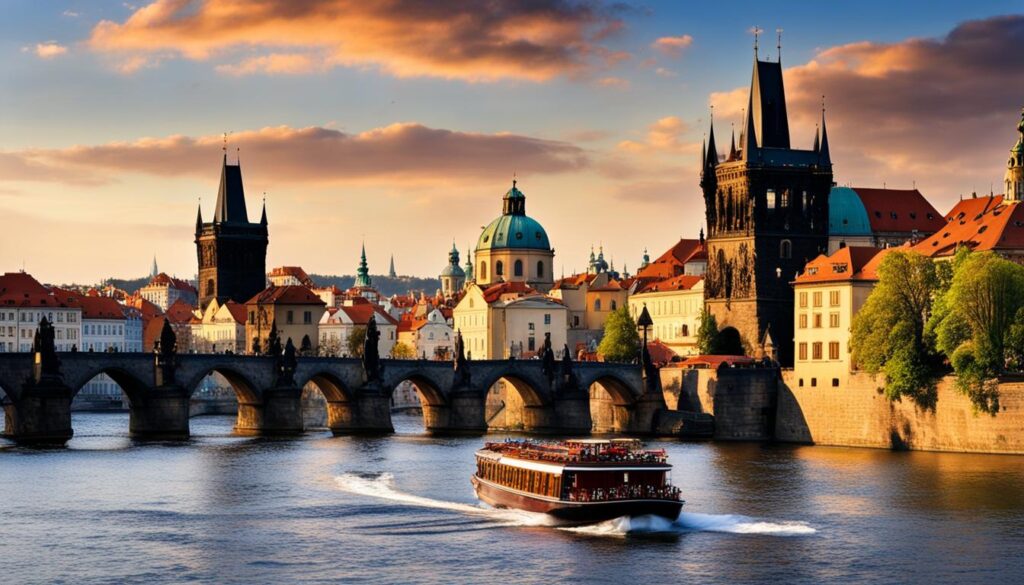 Vltava River views Prague