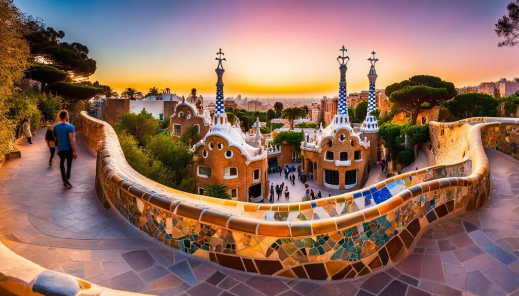 best time to visit park güell