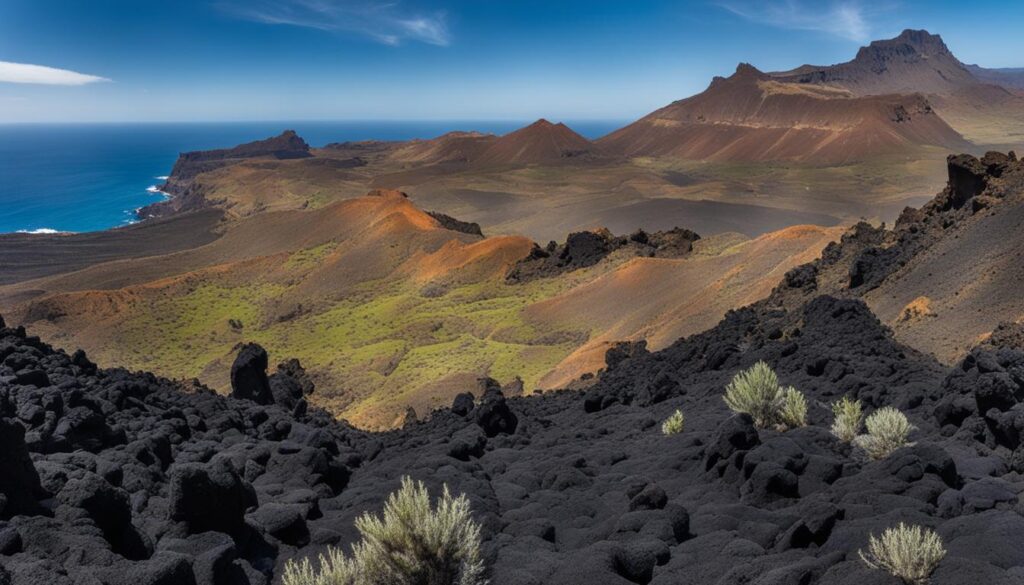 volcanic formation in Gran Canaria