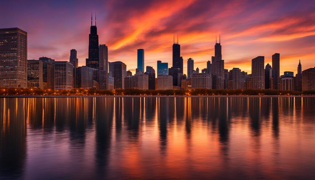 Chicago skyline views