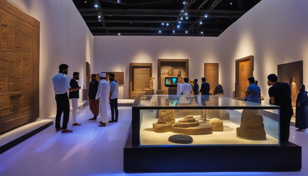 Dubai Museum interactive exhibitions