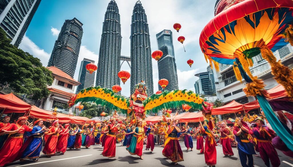 Colorful Malaysian festival